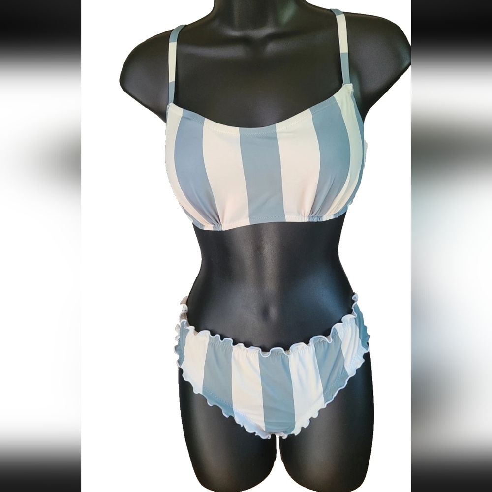 Shade and Shore 2 Piece Swimsuit Push-up Padded Underwired 36 C cup size L